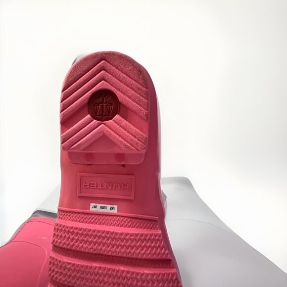 Pink Hunter Rain Boots Womens Size 7 Pink Gloss HUNTER Original Short Boots - Picture 9 of 9